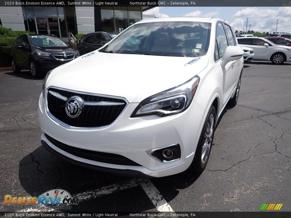 2020 Buick Envision Essence AWD Summit White / Light Neutral Photo #11