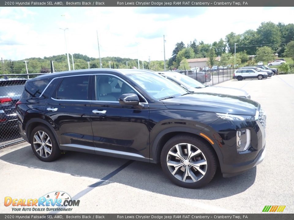 2020 Hyundai Palisade SEL AWD Becketts Black / Black Photo #4