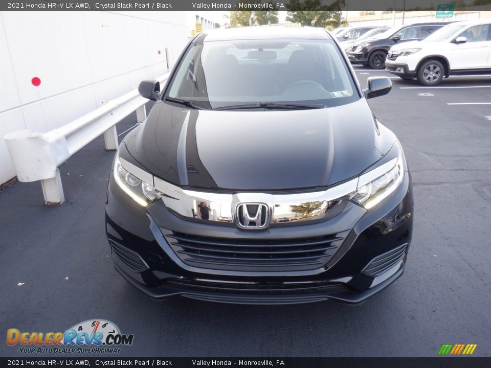 2021 Honda HR-V LX AWD Crystal Black Pearl / Black Photo #4