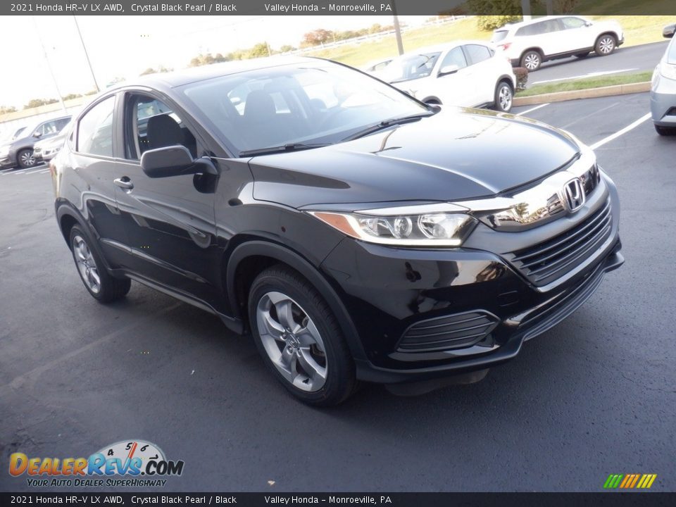 2021 Honda HR-V LX AWD Crystal Black Pearl / Black Photo #5