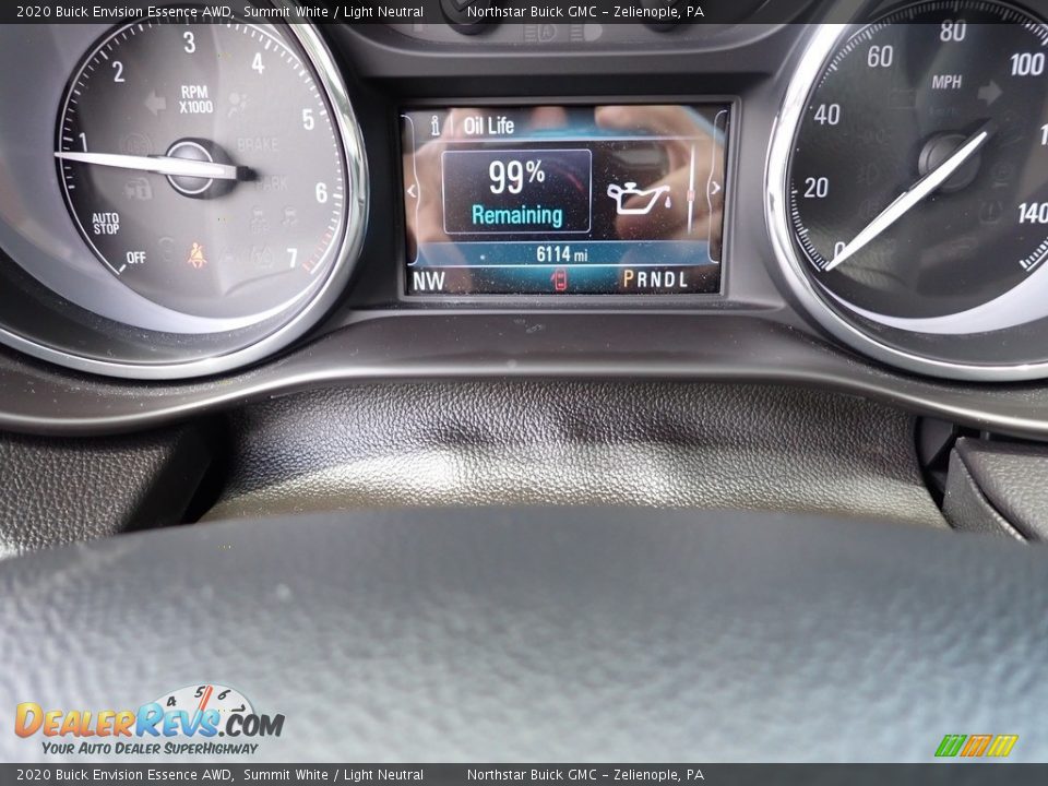 2020 Buick Envision Essence AWD Summit White / Light Neutral Photo #23