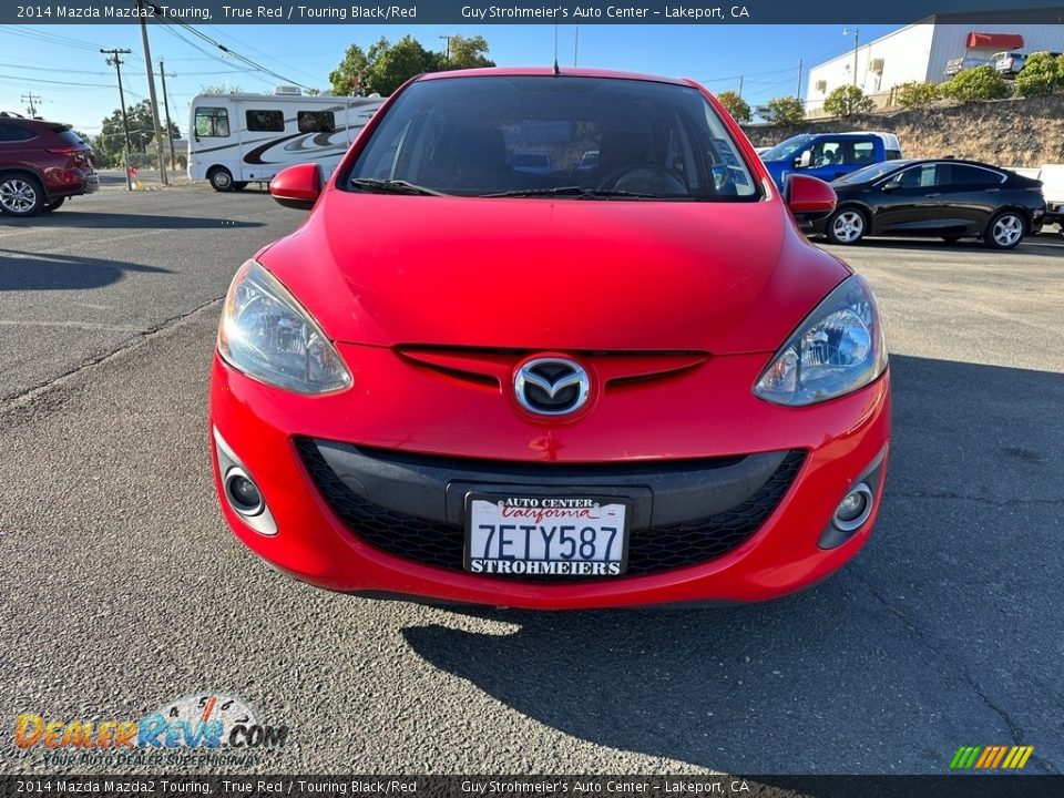 2014 Mazda Mazda2 Touring True Red / Touring Black/Red Photo #2