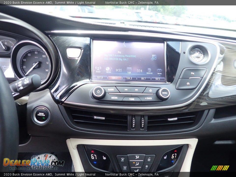 Controls of 2020 Buick Envision Essence AWD Photo #24