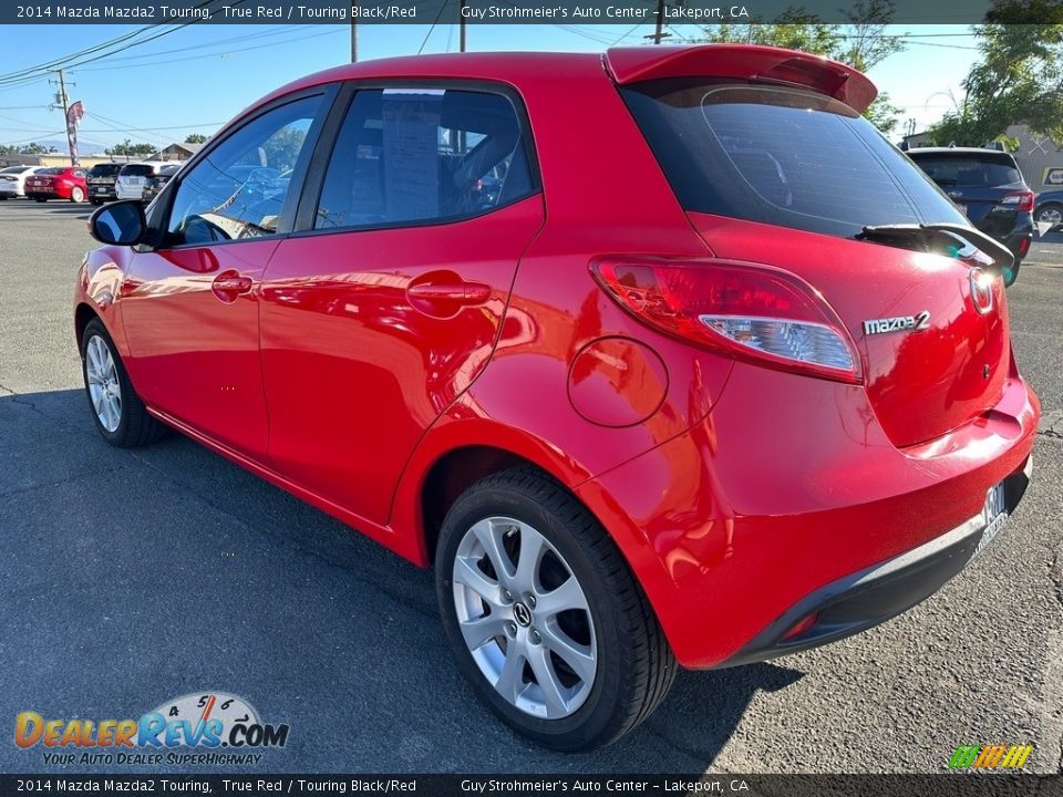 2014 Mazda Mazda2 Touring True Red / Touring Black/Red Photo #4