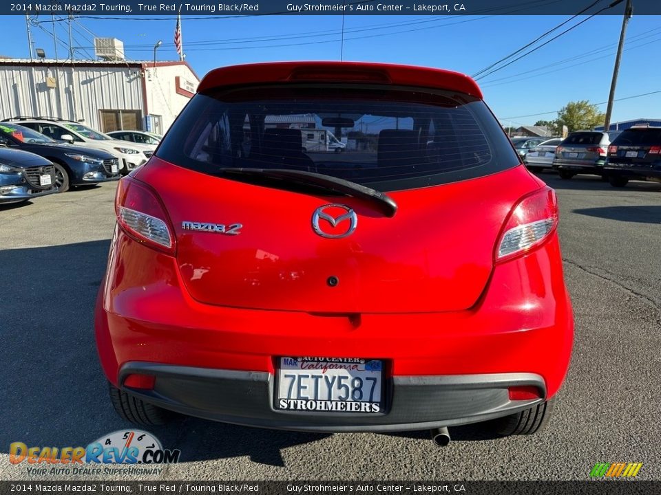 2014 Mazda Mazda2 Touring True Red / Touring Black/Red Photo #5