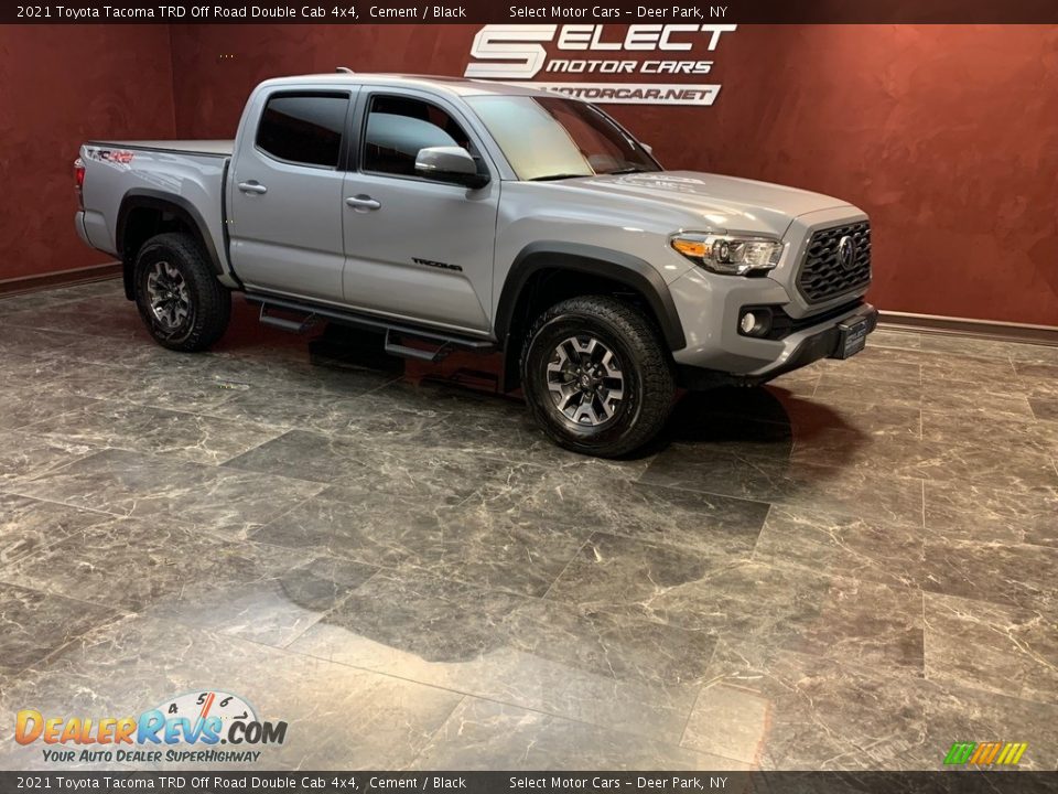 2021 Toyota Tacoma TRD Off Road Double Cab 4x4 Cement / Black Photo #3