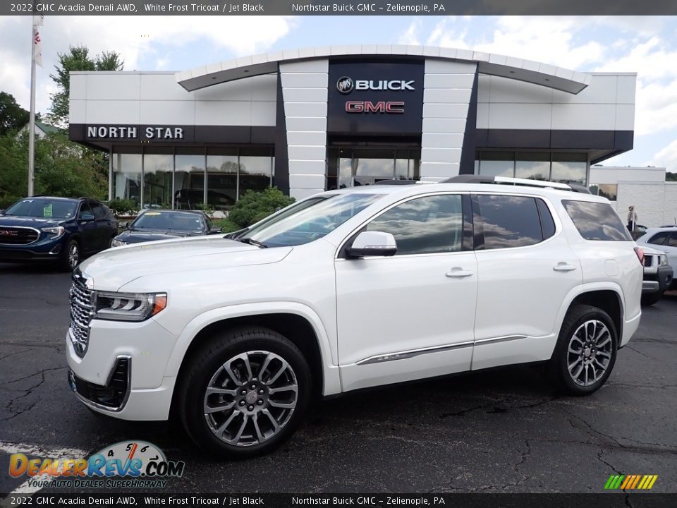 2022 GMC Acadia Denali AWD White Frost Tricoat / Jet Black Photo #1