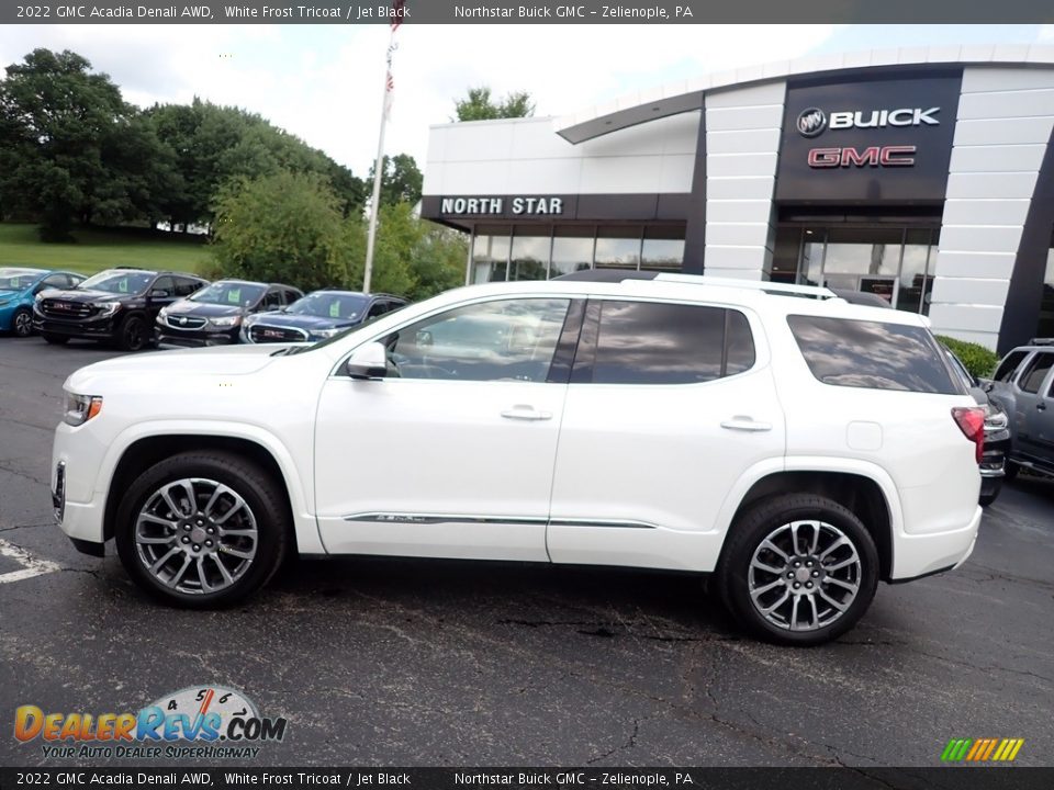 2022 GMC Acadia Denali AWD White Frost Tricoat / Jet Black Photo #2