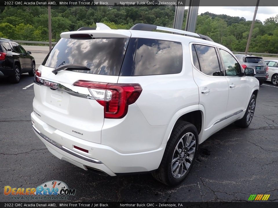 2022 GMC Acadia Denali AWD White Frost Tricoat / Jet Black Photo #6