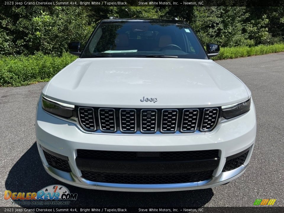 2023 Jeep Grand Cherokee L Summit 4x4 Bright White / Tupelo/Black Photo #3