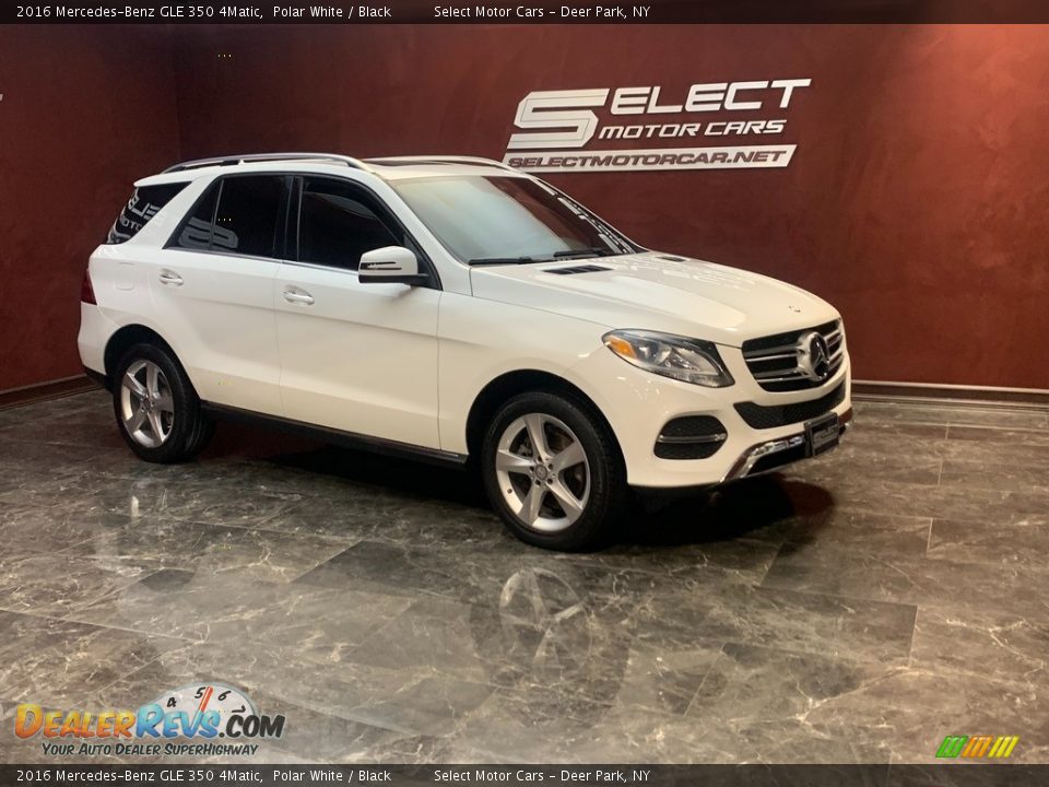 2016 Mercedes-Benz GLE 350 4Matic Polar White / Black Photo #3