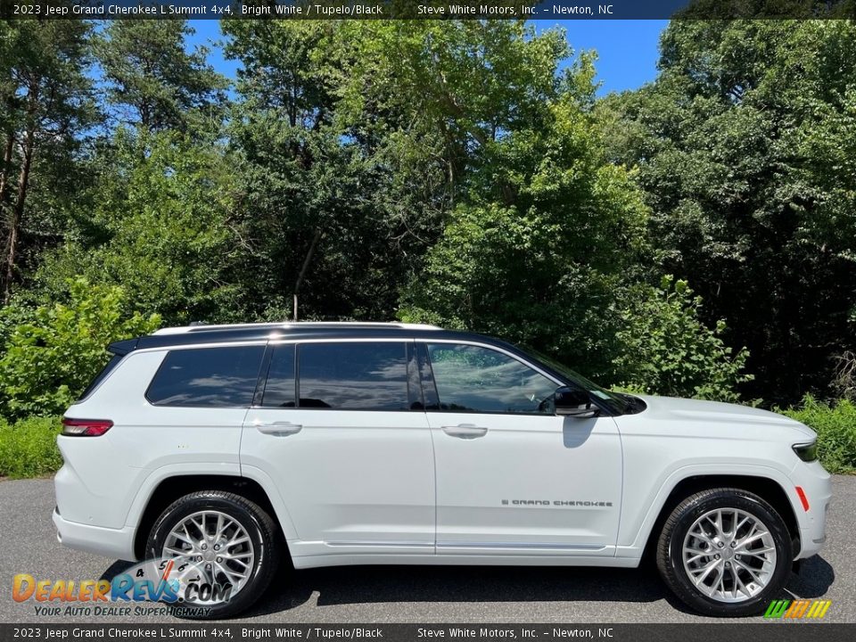 Bright White 2023 Jeep Grand Cherokee L Summit 4x4 Photo #5