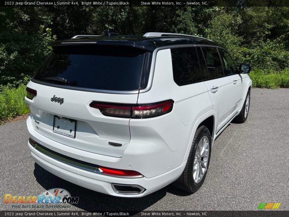 2023 Jeep Grand Cherokee L Summit 4x4 Bright White / Tupelo/Black Photo #6