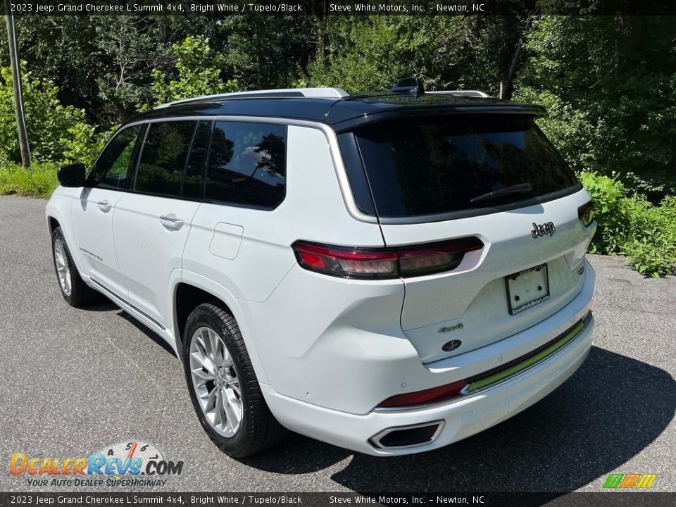 2023 Jeep Grand Cherokee L Summit 4x4 Bright White / Tupelo/Black Photo #8