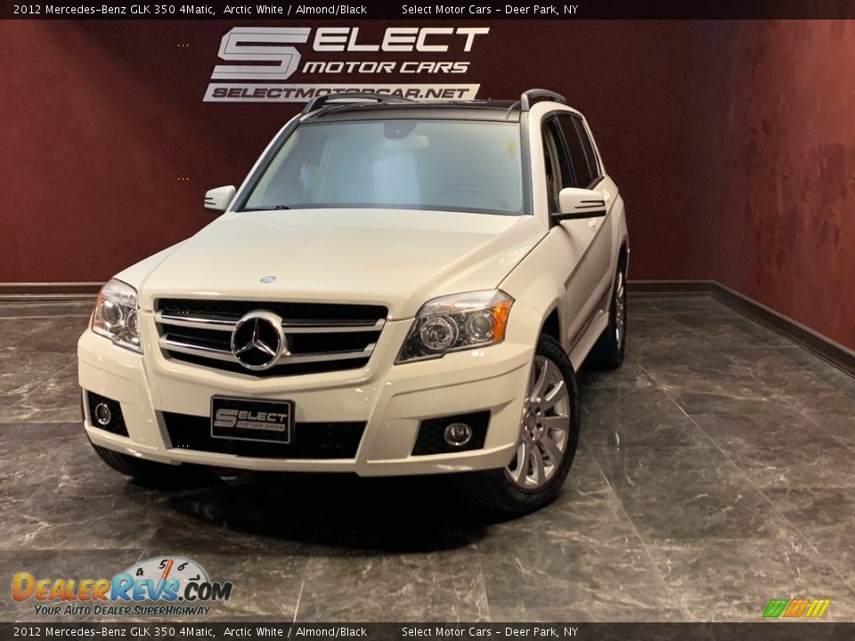 2012 Mercedes-Benz GLK 350 4Matic Arctic White / Almond/Black Photo #1