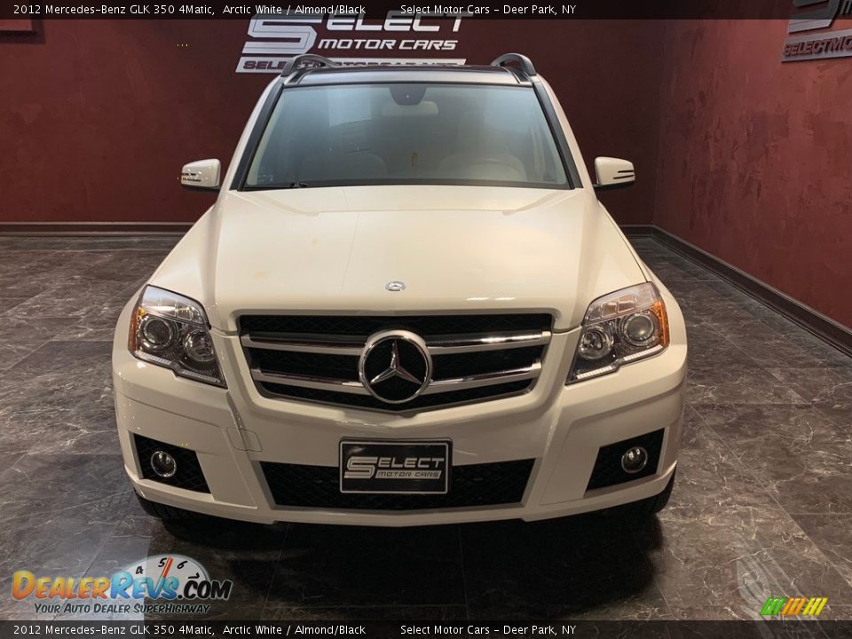 2012 Mercedes-Benz GLK 350 4Matic Arctic White / Almond/Black Photo #2