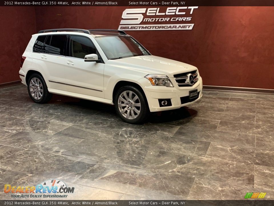 2012 Mercedes-Benz GLK 350 4Matic Arctic White / Almond/Black Photo #3