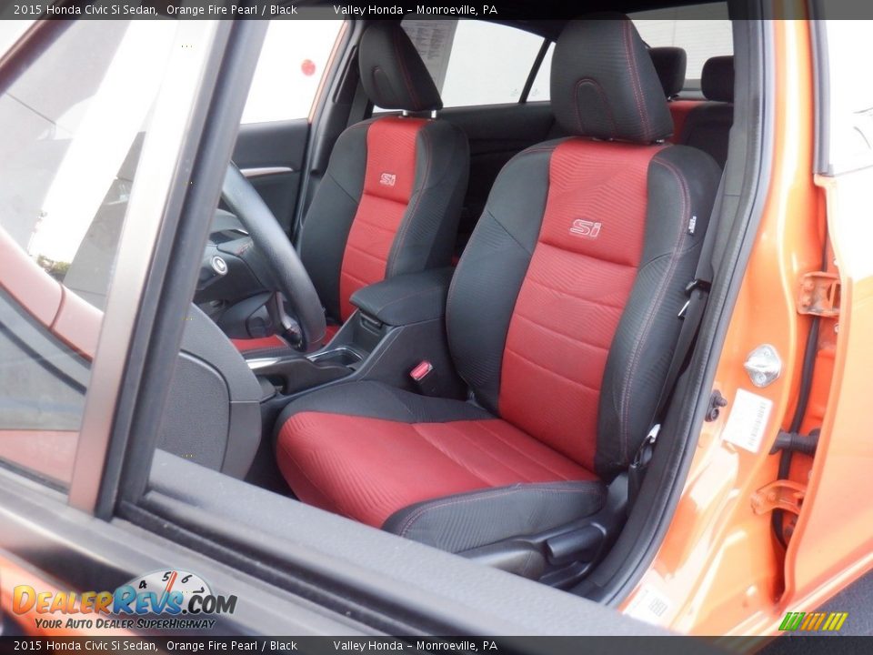 Front Seat of 2015 Honda Civic Si Sedan Photo #11