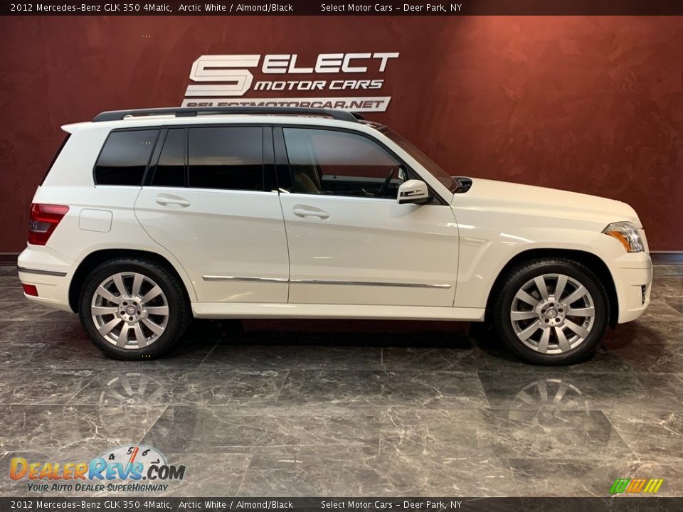 2012 Mercedes-Benz GLK 350 4Matic Arctic White / Almond/Black Photo #4