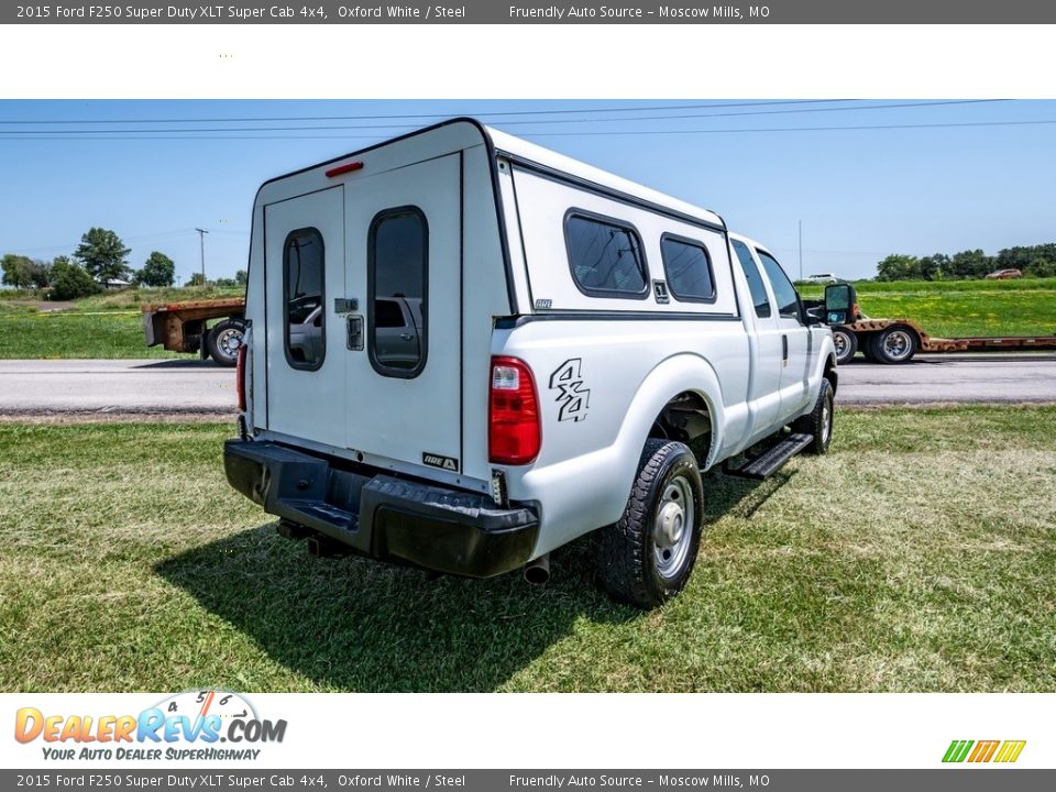 2015 Ford F250 Super Duty XLT Super Cab 4x4 Oxford White / Steel Photo #4