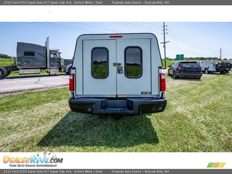 2015 Ford F250 Super Duty XLT Super Cab 4x4 Oxford White / Steel Photo #5