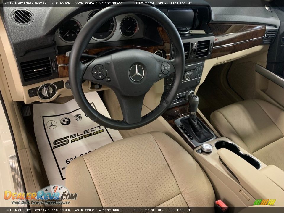 2012 Mercedes-Benz GLK 350 4Matic Arctic White / Almond/Black Photo #9