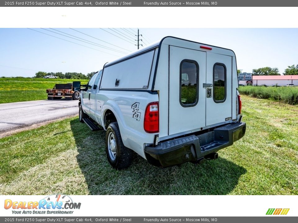 2015 Ford F250 Super Duty XLT Super Cab 4x4 Oxford White / Steel Photo #6