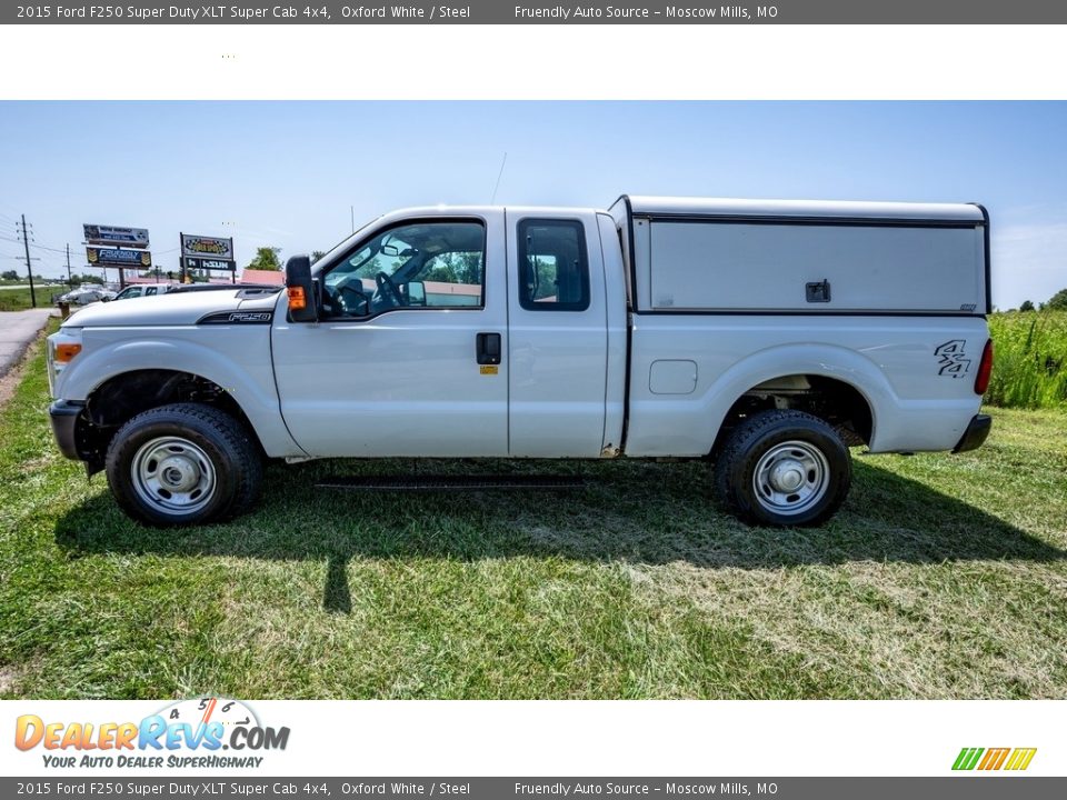 2015 Ford F250 Super Duty XLT Super Cab 4x4 Oxford White / Steel Photo #7