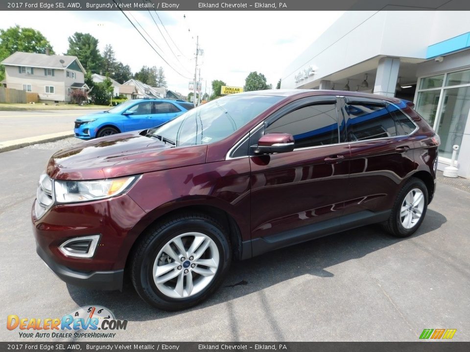 2017 Ford Edge SEL AWD Burgundy Velvet Metallic / Ebony Photo #1