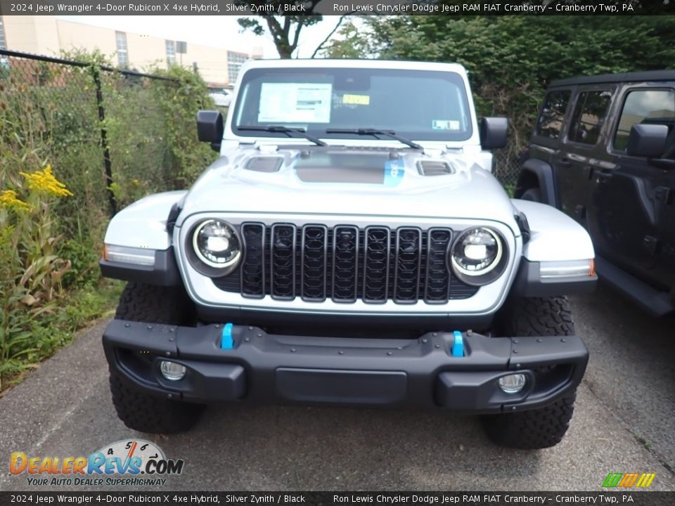 2024 Jeep Wrangler 4-Door Rubicon X 4xe Hybrid Silver Zynith / Black Photo #2