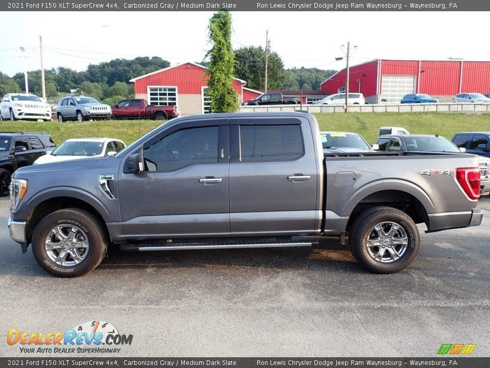 2021 Ford F150 XLT SuperCrew 4x4 Carbonized Gray / Medium Dark Slate Photo #2