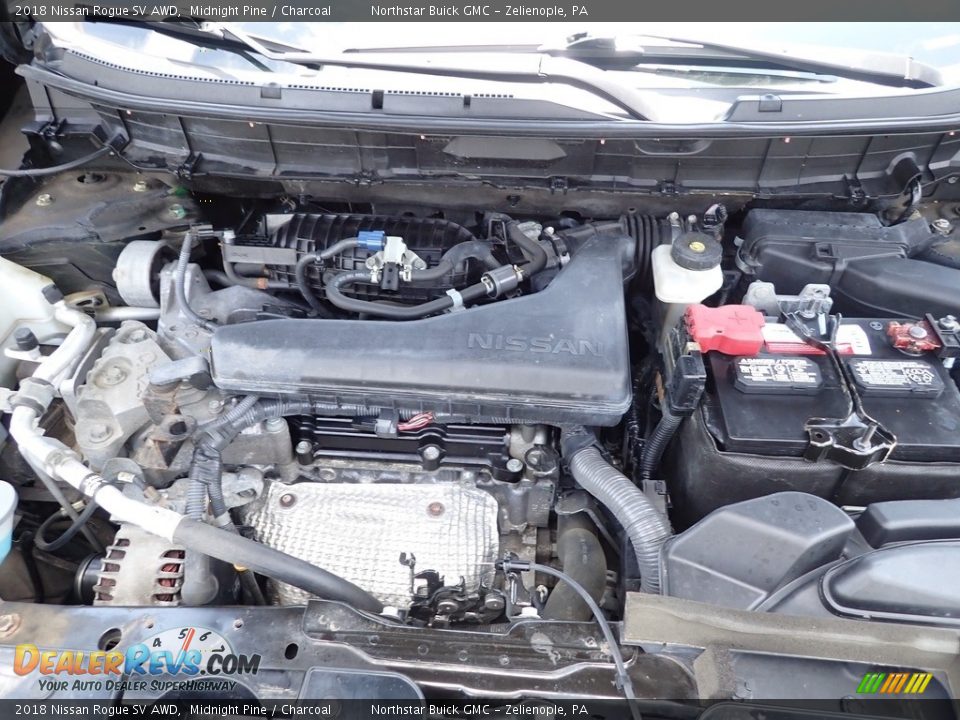 2018 Nissan Rogue SV AWD 2.5 Liter DOHC 16-Valve CVTCS 4 Cylinder Engine Photo #14