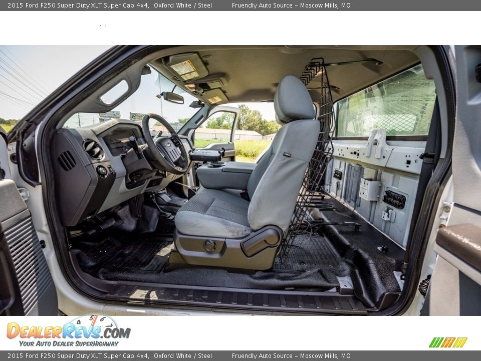 2015 Ford F250 Super Duty XLT Super Cab 4x4 Oxford White / Steel Photo #18