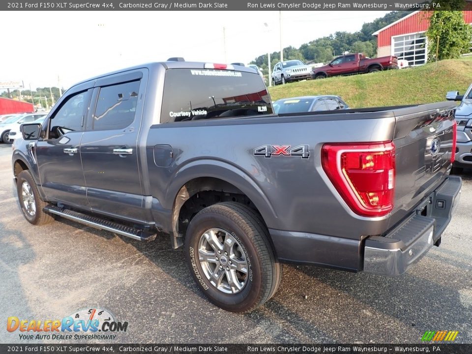 2021 Ford F150 XLT SuperCrew 4x4 Carbonized Gray / Medium Dark Slate Photo #3