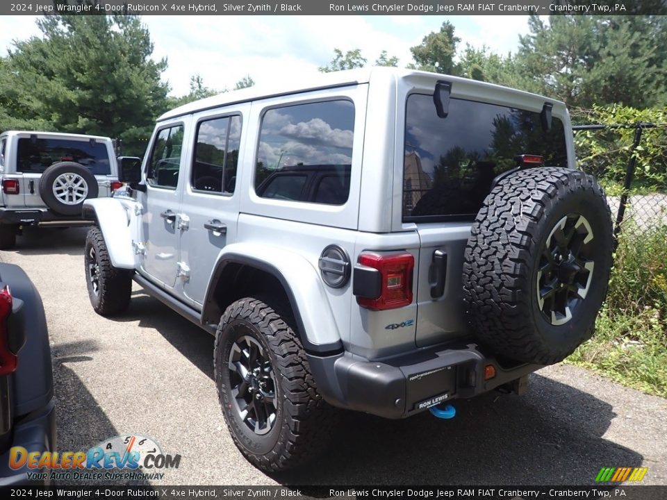 2024 Jeep Wrangler 4-Door Rubicon X 4xe Hybrid Silver Zynith / Black Photo #6