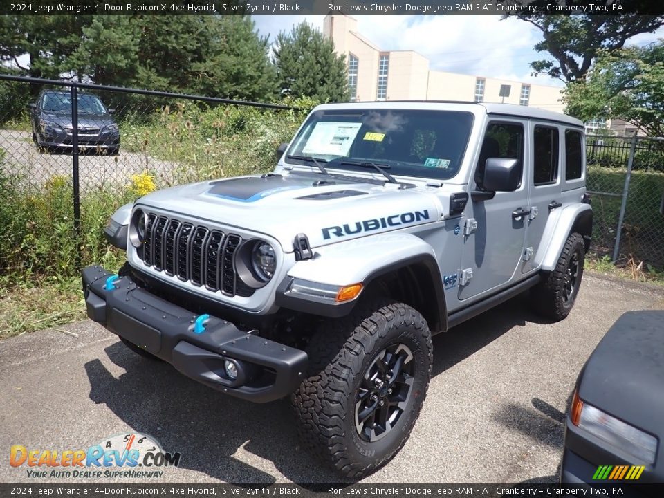 Silver Zynith 2024 Jeep Wrangler 4-Door Rubicon X 4xe Hybrid Photo #7