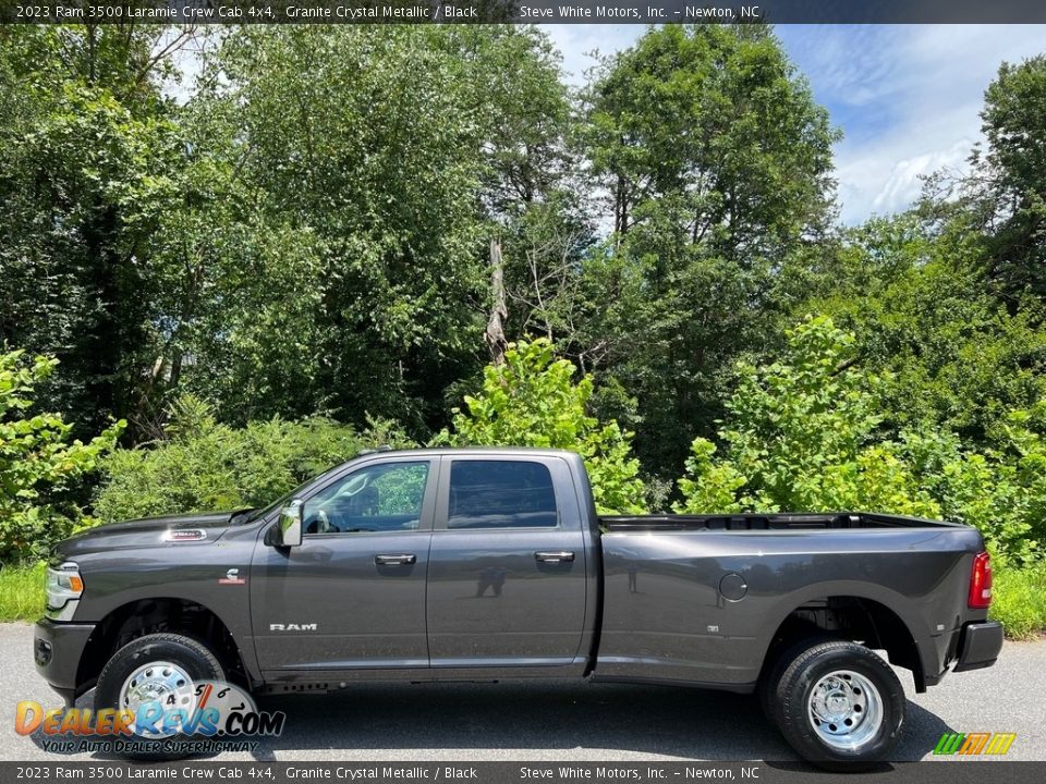 2023 Ram 3500 Laramie Crew Cab 4x4 Granite Crystal Metallic / Black Photo #1