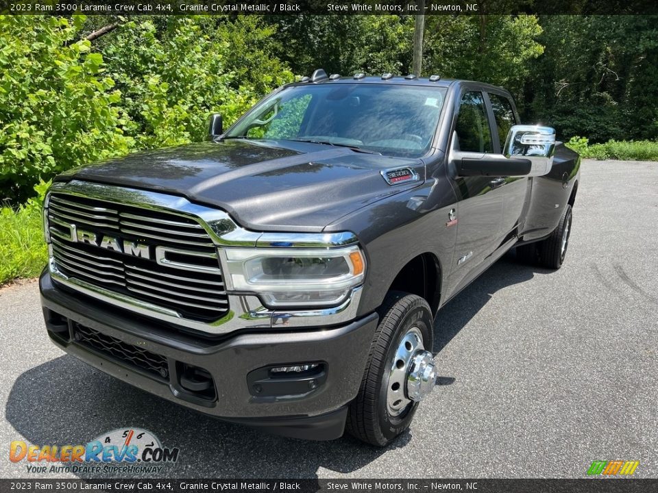 2023 Ram 3500 Laramie Crew Cab 4x4 Granite Crystal Metallic / Black Photo #2