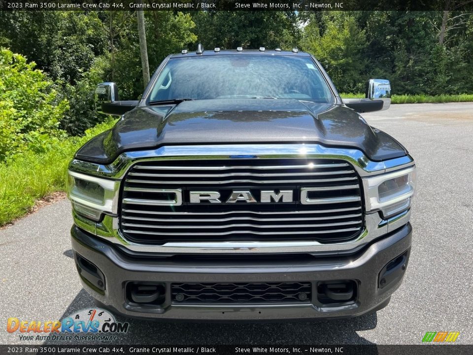 2023 Ram 3500 Laramie Crew Cab 4x4 Granite Crystal Metallic / Black Photo #3