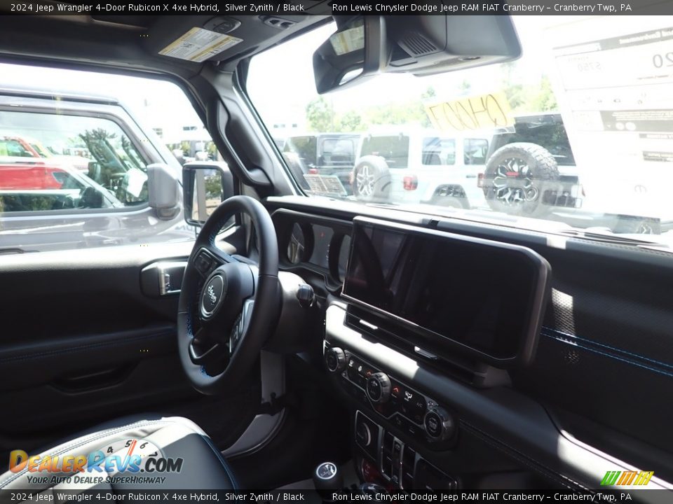 2024 Jeep Wrangler 4-Door Rubicon X 4xe Hybrid Silver Zynith / Black Photo #12