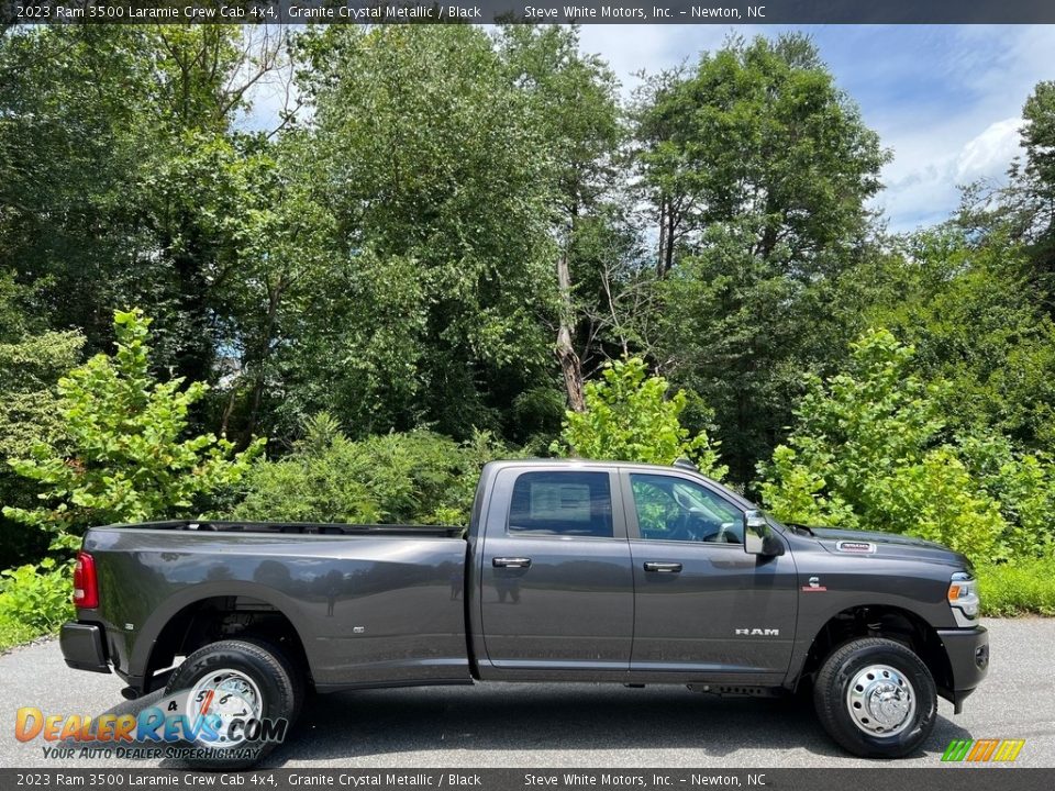 2023 Ram 3500 Laramie Crew Cab 4x4 Granite Crystal Metallic / Black Photo #5