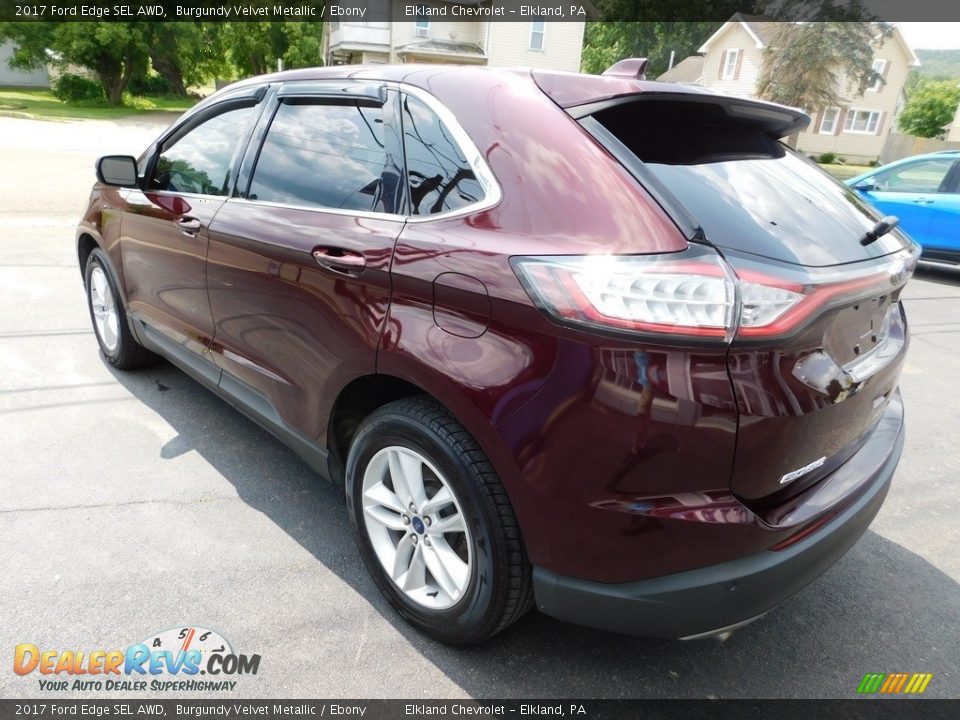 2017 Ford Edge SEL AWD Burgundy Velvet Metallic / Ebony Photo #13