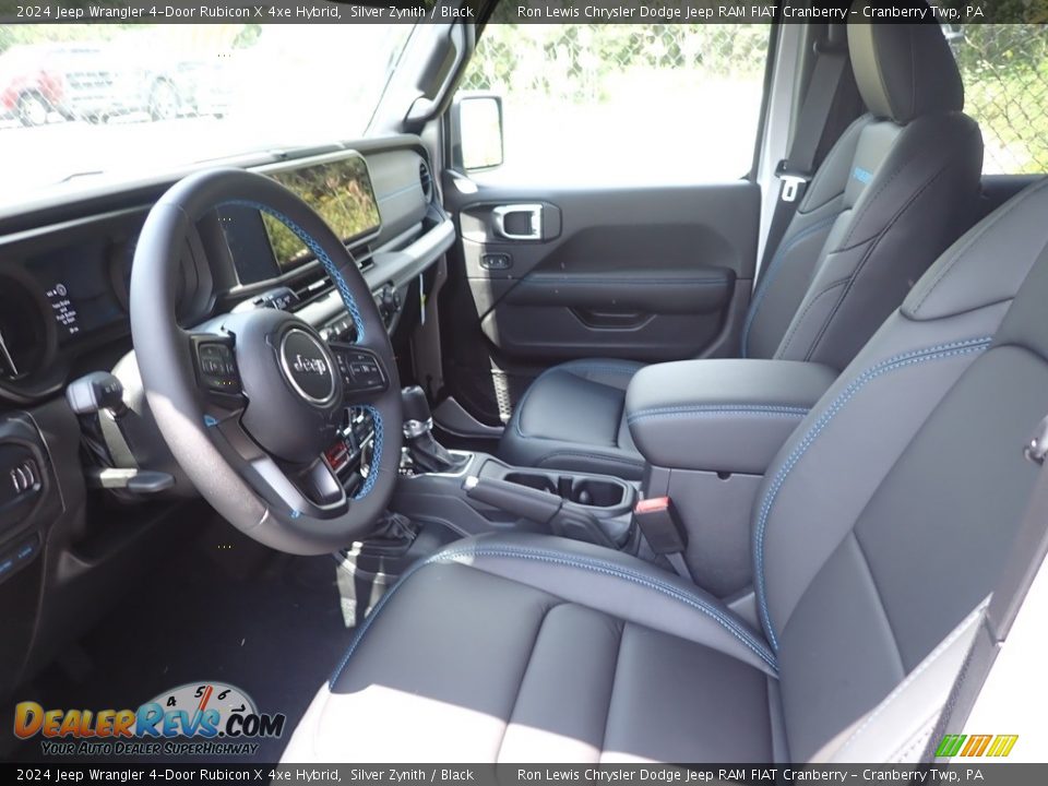 2024 Jeep Wrangler 4-Door Rubicon X 4xe Hybrid Silver Zynith / Black Photo #13