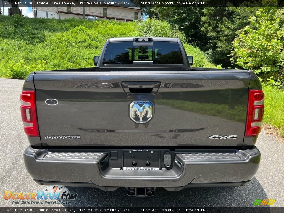 2023 Ram 3500 Laramie Crew Cab 4x4 Granite Crystal Metallic / Black Photo #7