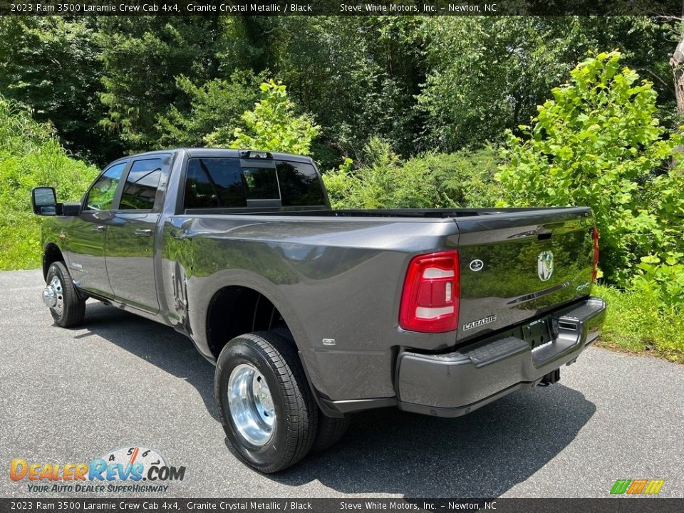 2023 Ram 3500 Laramie Crew Cab 4x4 Granite Crystal Metallic / Black Photo #9