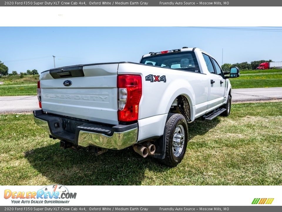 2020 Ford F350 Super Duty XLT Crew Cab 4x4 Oxford White / Medium Earth Gray Photo #4