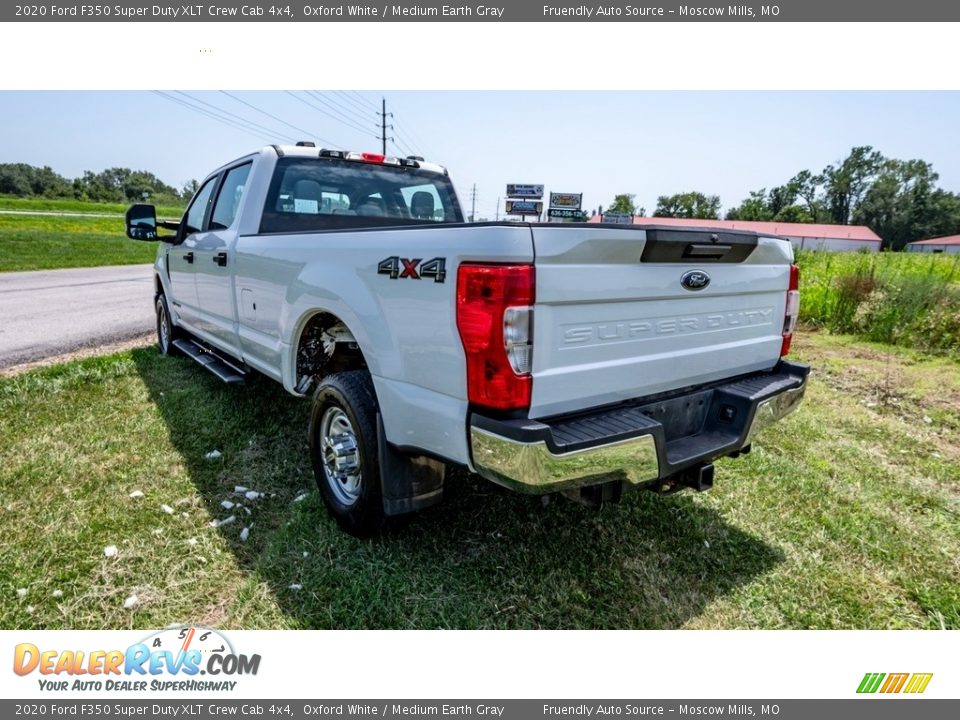 2020 Ford F350 Super Duty XLT Crew Cab 4x4 Oxford White / Medium Earth Gray Photo #6