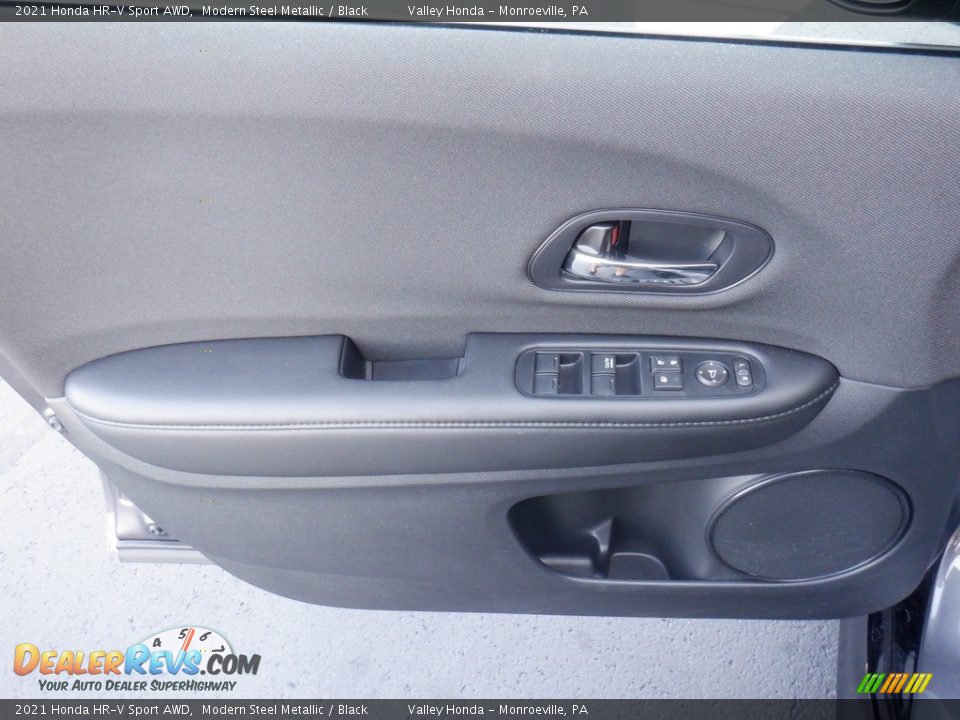 2021 Honda HR-V Sport AWD Modern Steel Metallic / Black Photo #10