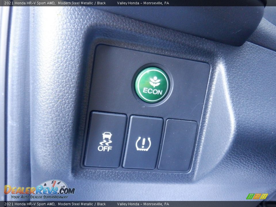 2021 Honda HR-V Sport AWD Modern Steel Metallic / Black Photo #12