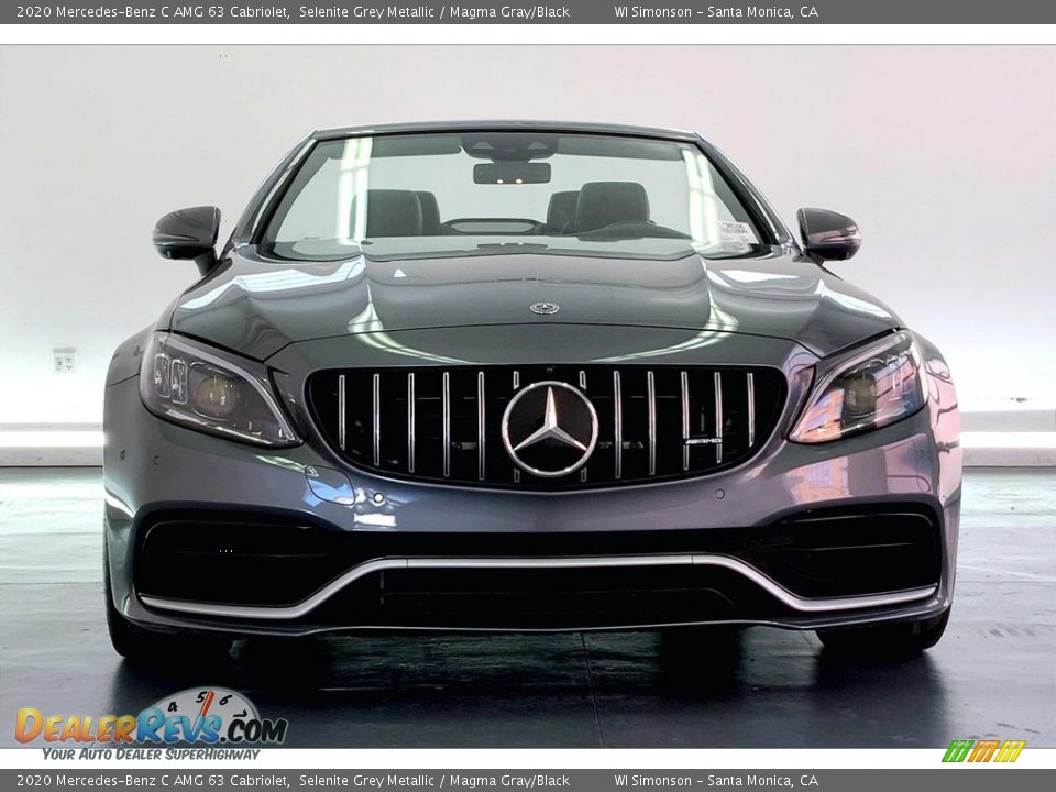 2020 Mercedes-Benz C AMG 63 Cabriolet Selenite Grey Metallic / Magma Gray/Black Photo #2